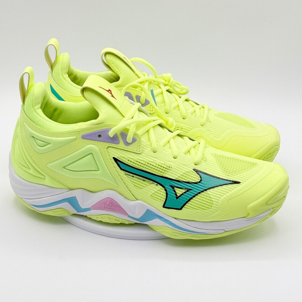 Mizuno Wave Momentum 3 Volleyball Shoes Size 12 Mens Volt Yellow NEW